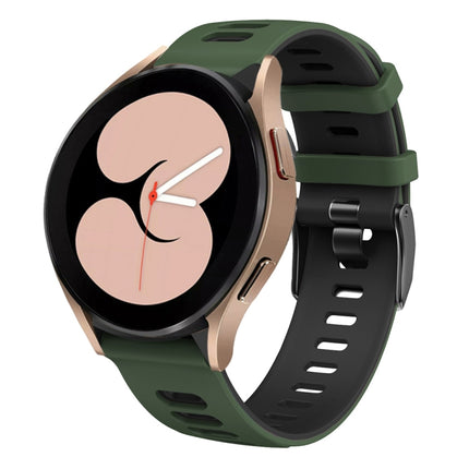 20mm Two-color Silicone Watch Band, For Samsung Galaxy Watch 5  40mm - DealBuddy