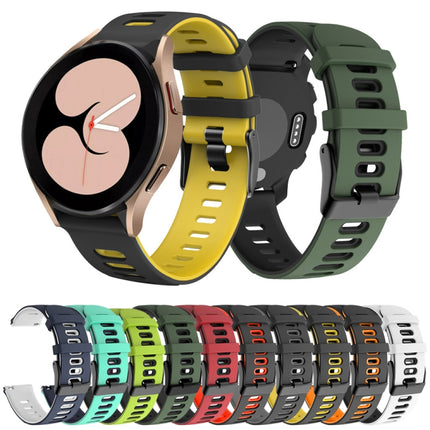 20mm Two-color Silicone Watch Band, For Samsung Galaxy Watch 5  40mm - DealBuddy