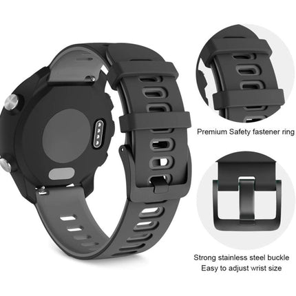 20mm Two-color Silicone Watch Band