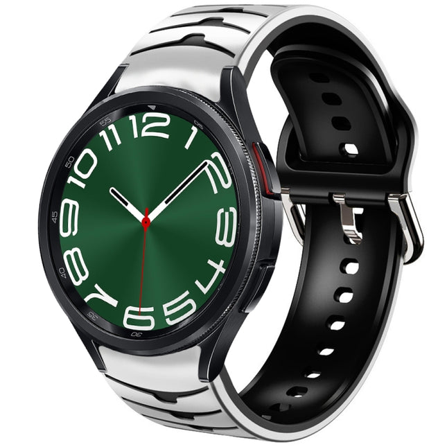 Curved Texture Silicone Watch Band, For Samsung Galaxy Watch 6 Classic 47mm, For Samsung Galaxy Watch 6 44mm, For Samsung Galaxy Watch 6 40mm - DealBuddy