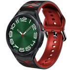 For Samsung Galaxy Watch 6 Classic 47mm / Black+Red