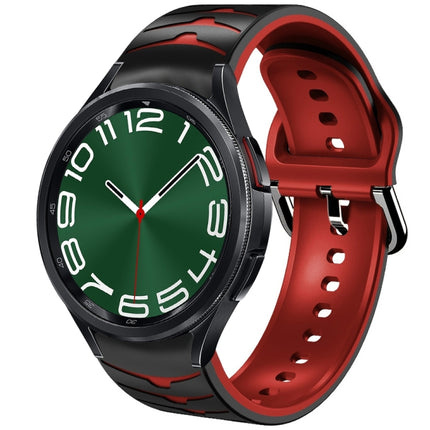 Curved Texture Silicone Watch Band, For Samsung Galaxy Watch 6 Classic 47mm, For Samsung Galaxy Watch 6 44mm, For Samsung Galaxy Watch 6 40mm - DealBuddy