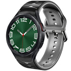 Curved Texture Silicone Watch Band, For Samsung Galaxy Watch 6 Classic 47mm, For Samsung Galaxy Watch 6 44mm, For Samsung Galaxy Watch 6 40mm - DealBuddy
