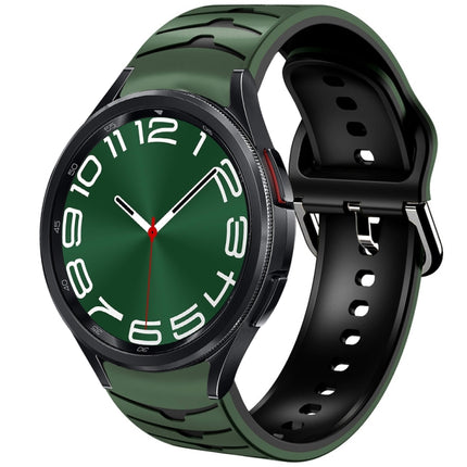 Curved Texture Silicone Watch Band, For Samsung Galaxy Watch 6 Classic 47mm, For Samsung Galaxy Watch 6 44mm, For Samsung Galaxy Watch 6 40mm - DealBuddy
