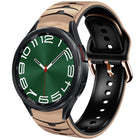 Curved Texture Silicone Watch Band, For Samsung Galaxy Watch 6 Classic 47mm, For Samsung Galaxy Watch 6 44mm, For Samsung Galaxy Watch 6 40mm - DealBuddy
