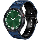Curved Texture Silicone Watch Band, For Samsung Galaxy Watch 6 Classic 47mm, For Samsung Galaxy Watch 6 44mm, For Samsung Galaxy Watch 6 40mm - DealBuddy