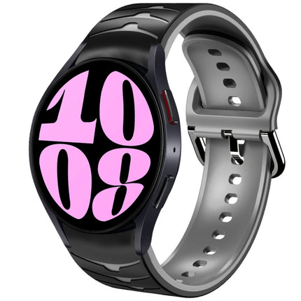 Curved Texture Silicone Watch Band, For Samsung Galaxy Watch 6 Classic 47mm, For Samsung Galaxy Watch 6 44mm, For Samsung Galaxy Watch 6 40mm - DealBuddy