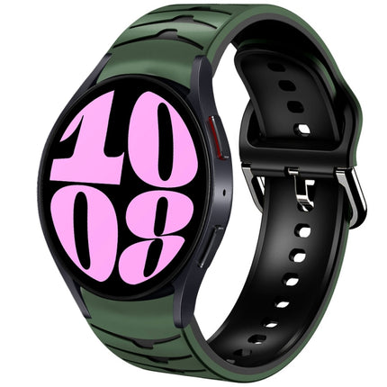 Curved Texture Silicone Watch Band, For Samsung Galaxy Watch 6 Classic 47mm, For Samsung Galaxy Watch 6 44mm, For Samsung Galaxy Watch 6 40mm - DealBuddy