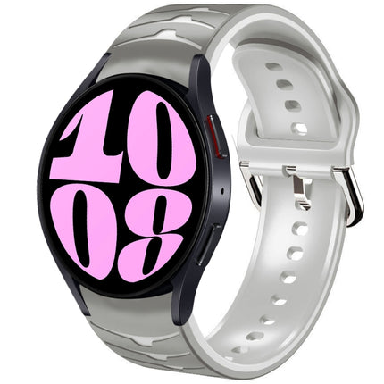 Curved Texture Silicone Watch Band, For Samsung Galaxy Watch 6 Classic 47mm, For Samsung Galaxy Watch 6 44mm, For Samsung Galaxy Watch 6 40mm - DealBuddy