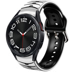 For Samsung Galaxy Watch 6 Classic 43mm / White+Black