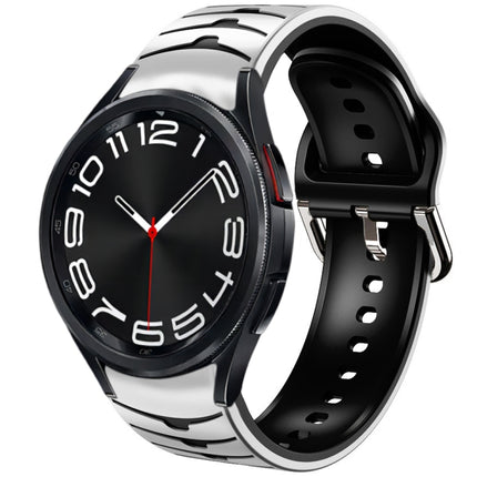 Curved Texture Silicone Watch Band, For Samsung Galaxy Watch 6 Classic 43mm, For Samsung Galaxy watch 5 Pro Golf Edition, For Samsung Galaxy watch 5 Golf Edition - DealBuddy