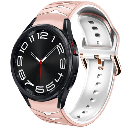 Curved Texture Silicone Watch Band, For Samsung Galaxy Watch 6 Classic 43mm, For Samsung Galaxy watch 5 Pro Golf Edition, For Samsung Galaxy watch 5 Golf Edition - DealBuddy