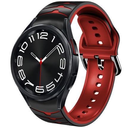 Curved Texture Silicone Watch Band, For Samsung Galaxy Watch 6 Classic 43mm, For Samsung Galaxy watch 5 Pro Golf Edition, For Samsung Galaxy watch 5 Golf Edition - DealBuddy