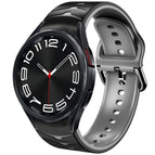 For Samsung Galaxy Watch 6 Classic 43mm / Black+Grey