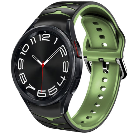Curved Texture Silicone Watch Band, For Samsung Galaxy Watch 6 Classic 43mm, For Samsung Galaxy watch 5 Pro Golf Edition, For Samsung Galaxy watch 5 Golf Edition - DealBuddy