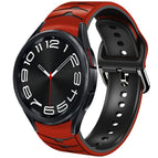 For Samsung Galaxy Watch 6 Classic 43mm / Red+Black