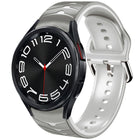 Curved Texture Silicone Watch Band