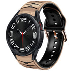 Curved Texture Silicone Watch Band, For Samsung Galaxy Watch 6 Classic 43mm, For Samsung Galaxy watch 5 Pro Golf Edition, For Samsung Galaxy watch 5 Golf Edition - DealBuddy
