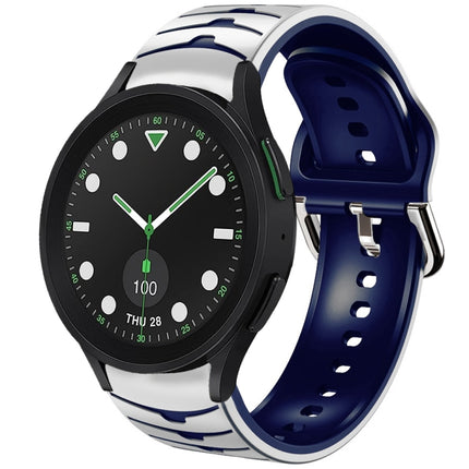 Curved Texture Silicone Watch Band, For Samsung Galaxy Watch 6 Classic 43mm, For Samsung Galaxy watch 5 Pro Golf Edition, For Samsung Galaxy watch 5 Golf Edition - DealBuddy