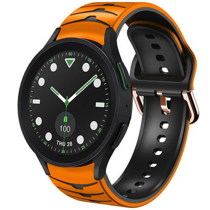 Curved Texture Silicone Watch Band, For Samsung Galaxy Watch 6 Classic 43mm, For Samsung Galaxy watch 5 Pro Golf Edition, For Samsung Galaxy watch 5 Golf Edition - DealBuddy