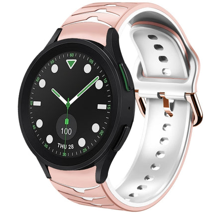 Curved Texture Silicone Watch Band, For Samsung Galaxy Watch 6 Classic 43mm, For Samsung Galaxy watch 5 Pro Golf Edition, For Samsung Galaxy watch 5 Golf Edition - DealBuddy