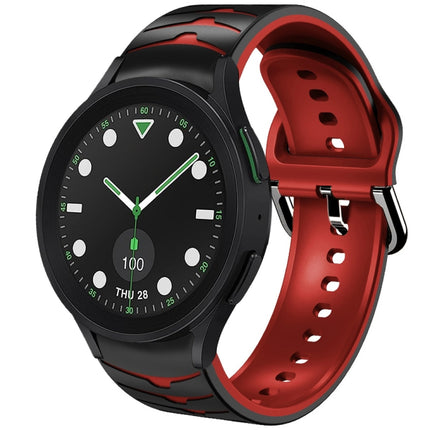 Curved Texture Silicone Watch Band, For Samsung Galaxy Watch 6 Classic 43mm, For Samsung Galaxy watch 5 Pro Golf Edition, For Samsung Galaxy watch 5 Golf Edition - DealBuddy