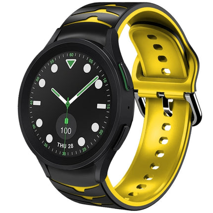 Curved Texture Silicone Watch Band, For Samsung Galaxy Watch 6 Classic 43mm, For Samsung Galaxy watch 5 Pro Golf Edition, For Samsung Galaxy watch 5 Golf Edition - DealBuddy