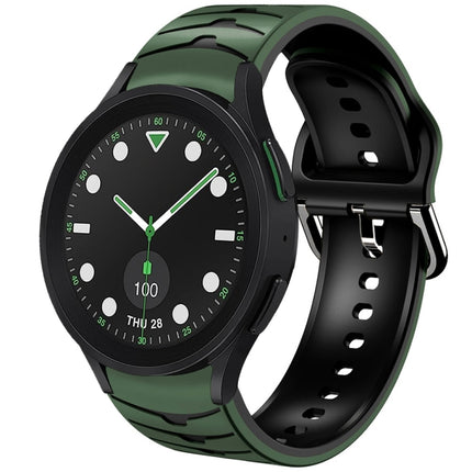 Curved Texture Silicone Watch Band