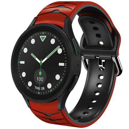 Curved Texture Silicone Watch Band