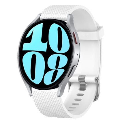 20mm Diamond Textured Silicone Watch Band, For Samsung Galaxy Watch 6 Classic 47mm, For Samsung Galaxy Watch 6 44mm, For Samsung Galaxy Watch 6 40mm, For Samsung Galaxy Watch 6 Classic 43mm - DealBuddy