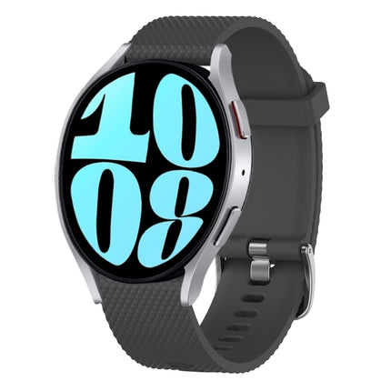 20mm Diamond Textured Silicone Watch Band, For Samsung Galaxy Watch 6 Classic 47mm, For Samsung Galaxy Watch 6 44mm, For Samsung Galaxy Watch 6 40mm, For Samsung Galaxy Watch 6 Classic 43mm - DealBuddy