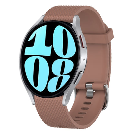 20mm Diamond Textured Silicone Watch Band, For Samsung Galaxy Watch 6 Classic 47mm, For Samsung Galaxy Watch 6 44mm, For Samsung Galaxy Watch 6 40mm, For Samsung Galaxy Watch 6 Classic 43mm - DealBuddy