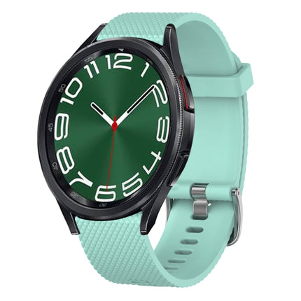 20mm Diamond Textured Silicone Watch Band, For Samsung Galaxy Watch 6 Classic 47mm, For Samsung Galaxy Watch 6 44mm, For Samsung Galaxy Watch 6 40mm, For Samsung Galaxy Watch 6 Classic 43mm - DealBuddy