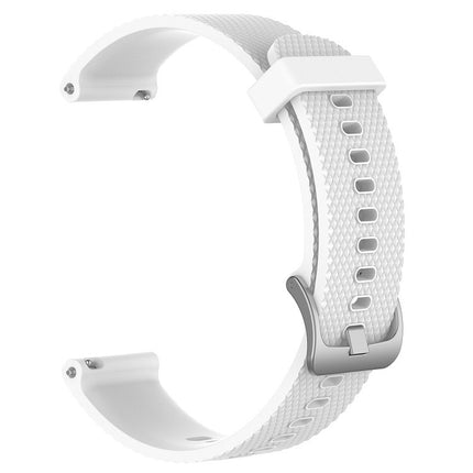 20mm Diamond Textured Silicone Watch Band, For Samsung Galaxy watch 5 Pro Golf Edition, For Samsung Galaxy watch 5 Golf Edition, For Samsung Galaxy Watch 5 44mm, For Samsung Galaxy Watch 5 Pro 45mm