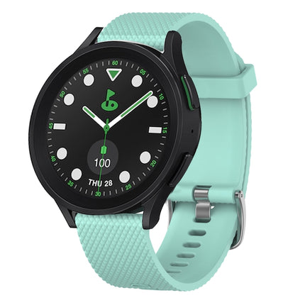 20mm Diamond Textured Silicone Watch Band, For Samsung Galaxy watch 5 Pro Golf Edition, For Samsung Galaxy watch 5 Golf Edition, For Samsung Galaxy Watch 5 44mm, For Samsung Galaxy Watch 5 Pro 45mm