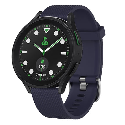 20mm Diamond Textured Silicone Watch Band, For Samsung Galaxy watch 5 Pro Golf Edition, For Samsung Galaxy watch 5 Golf Edition, For Samsung Galaxy Watch 5 44mm, For Samsung Galaxy Watch 5 Pro 45mm