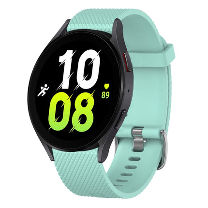 20mm Diamond Textured Silicone Watch Band, For Samsung Galaxy watch 5 Pro Golf Edition, For Samsung Galaxy watch 5 Golf Edition, For Samsung Galaxy Watch 5 44mm, For Samsung Galaxy Watch 5 Pro 45mm