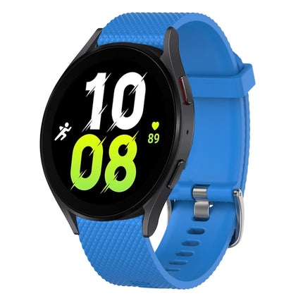 20mm Diamond Textured Silicone Watch Band, For Samsung Galaxy watch 5 Pro Golf Edition, For Samsung Galaxy watch 5 Golf Edition, For Samsung Galaxy Watch 5 44mm, For Samsung Galaxy Watch 5 Pro 45mm