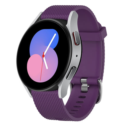 20mm Diamond Textured Silicone Watch Band, For Samsung Galaxy Watch 5 40mm, For Samsung Galaxy Watch 4 44mm, For Samsung Galaxy Watch 4 40mm, For Samsung  Galaxy Watch 4 Classic 46mm - DealBuddy