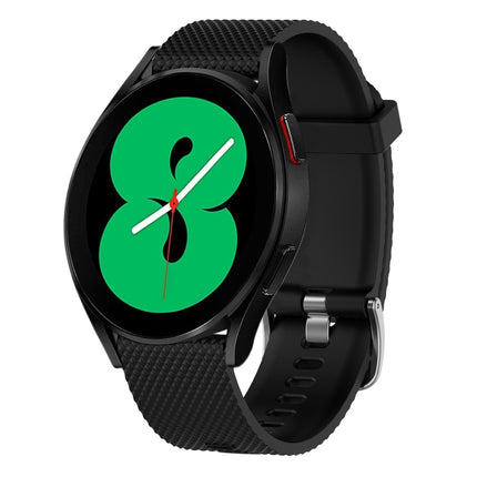 20mm Diamond Textured Silicone Watch Band, For Samsung Galaxy Watch 5 40mm, For Samsung Galaxy Watch 4 44mm, For Samsung Galaxy Watch 4 40mm, For Samsung  Galaxy Watch 4 Classic 46mm - DealBuddy