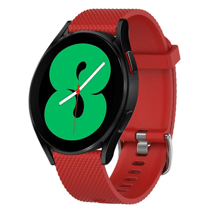 20mm Diamond Textured Silicone Watch Band, For Samsung Galaxy Watch 5 40mm, For Samsung Galaxy Watch 4 44mm, For Samsung Galaxy Watch 4 40mm, For Samsung  Galaxy Watch 4 Classic 46mm - DealBuddy