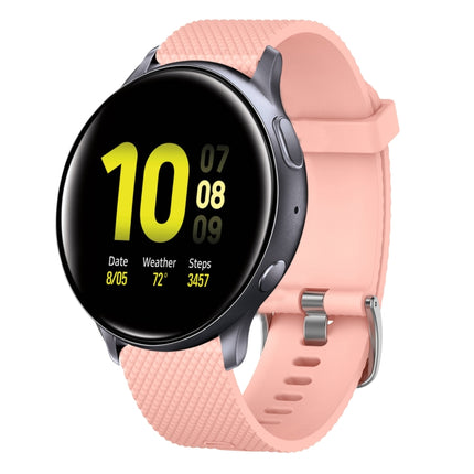 20mm Diamond Textured Silicone Watch Band, For Samsung  Galaxy Watch 4 Classic 42mm, For Samsung Galaxy Watch Active 2 44mm, For Samsung Galaxy Watch Active 2 40mm, For Samsung Galaxy Watch 42mm - DealBuddy