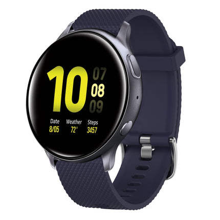 20mm Diamond Textured Silicone Watch Band, For Samsung  Galaxy Watch 4 Classic 42mm, For Samsung Galaxy Watch Active 2 44mm, For Samsung Galaxy Watch Active 2 40mm, For Samsung Galaxy Watch 42mm - DealBuddy