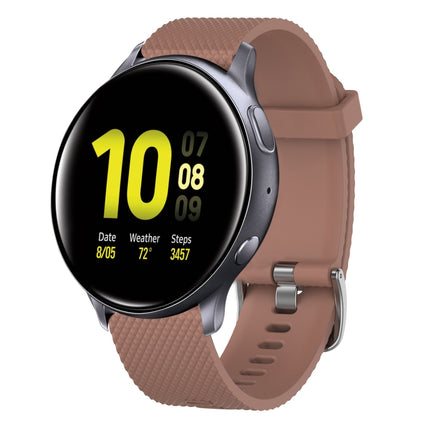 20mm Diamond Textured Silicone Watch Band, For Samsung  Galaxy Watch 4 Classic 42mm, For Samsung Galaxy Watch Active 2 44mm, For Samsung Galaxy Watch Active 2 40mm, For Samsung Galaxy Watch 42mm - DealBuddy