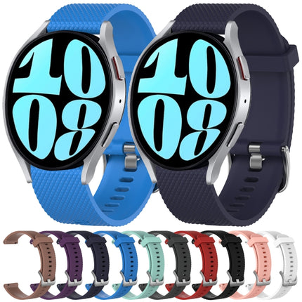 20mm Diamond Textured Silicone Watch Band, For Samsung Galaxy watch 5 Pro Golf Edition, For Samsung Galaxy watch 5 Golf Edition, For Samsung Galaxy Watch 5 44mm, For Samsung Galaxy Watch 5 Pro 45mm