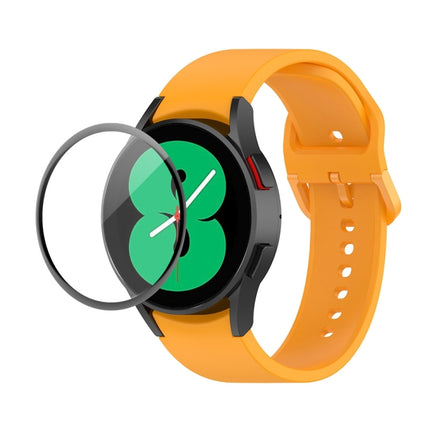 JUNSUNMAY Silicone Adjustable Strap + Full Coverage PMMA Screen Protector Kit, For Samsung Galaxy Watch5 40mm, For Samsung Galaxy Watch4 44mm, For Samsung Galaxy Watch4 40mm - DealBuddy