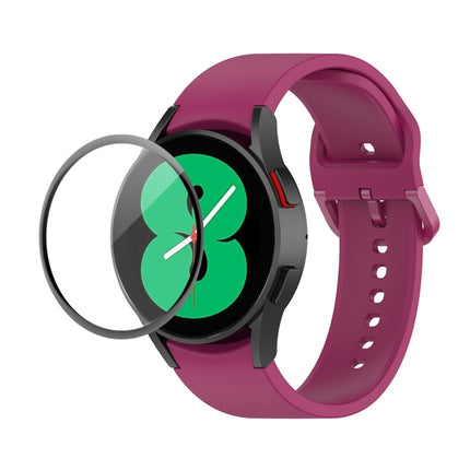 JUNSUNMAY Silicone Adjustable Strap + Full Coverage PMMA Screen Protector Kit, For Samsung Galaxy Watch5 40mm, For Samsung Galaxy Watch4 44mm, For Samsung Galaxy Watch4 40mm - DealBuddy