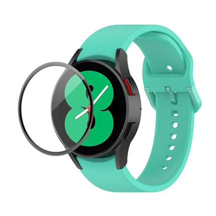 JUNSUNMAY Silicone Adjustable Strap + Full Coverage PMMA Screen Protector Kit, For Samsung Galaxy Watch5 40mm, For Samsung Galaxy Watch4 44mm, For Samsung Galaxy Watch4 40mm - DealBuddy