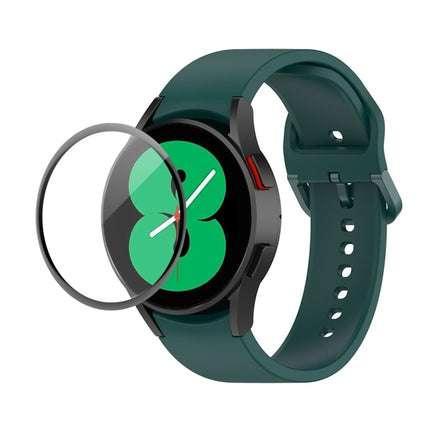 JUNSUNMAY Silicone Adjustable Strap + Full Coverage PMMA Screen Protector Kit, For Samsung Galaxy Watch5 40mm, For Samsung Galaxy Watch4 44mm, For Samsung Galaxy Watch4 40mm - DealBuddy