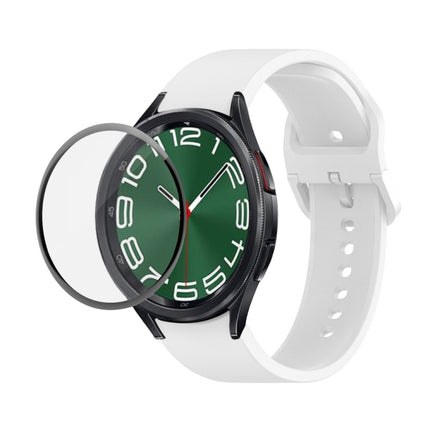 JUNSUNMAY Silicone Adjustable Strap + Full Coverage PMMA Screen Protector Kit, For Samsung Galaxy Watch6 Classic 43mm, For Samsung Galaxy Watch5 44mm, For Samsung Galaxy Watch5 Pro 45mm - DealBuddy